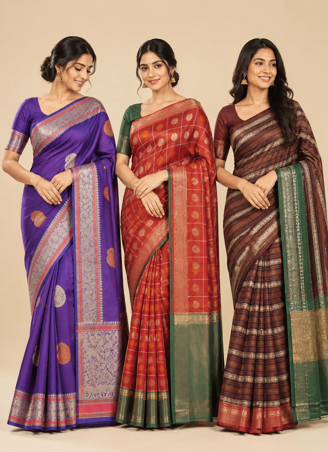 Traditional Banarasi silk saree collection