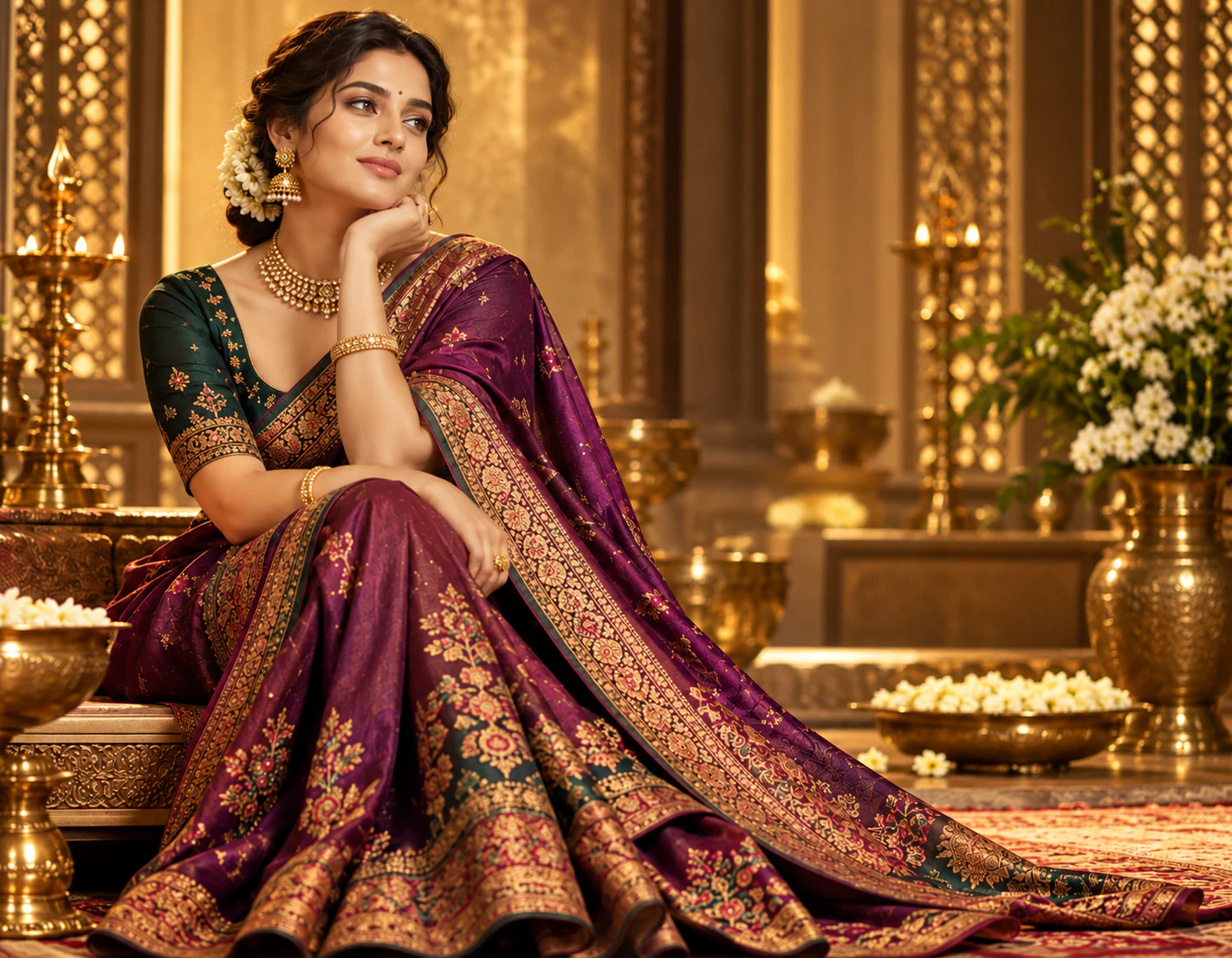 Fancy Saree Fabric and Design Detail