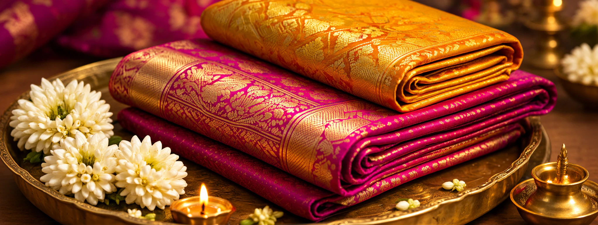 Traditional Festive Silk Sarees