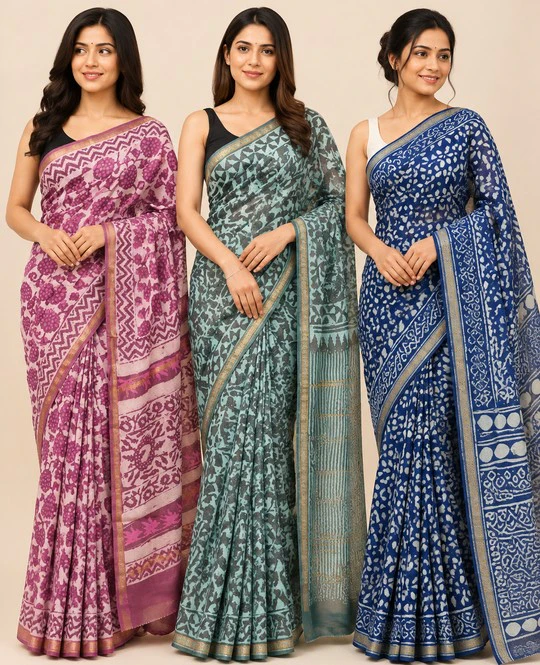 Traditional Banarasi silk saree collection