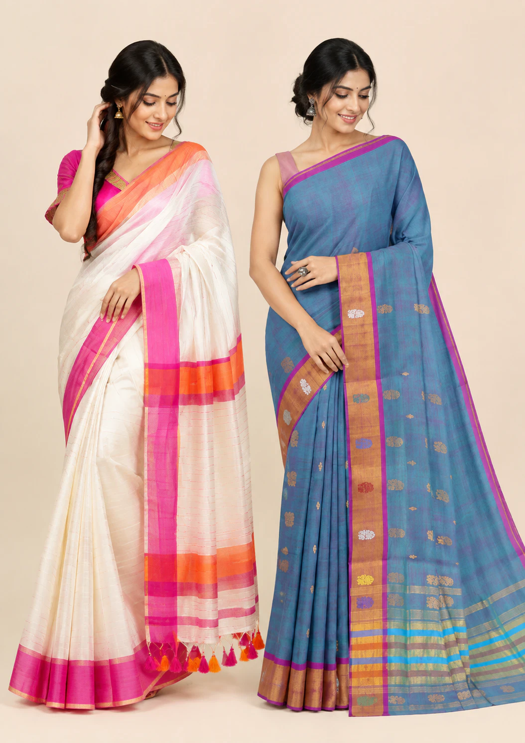 Traditional Silk Cotton Sarees