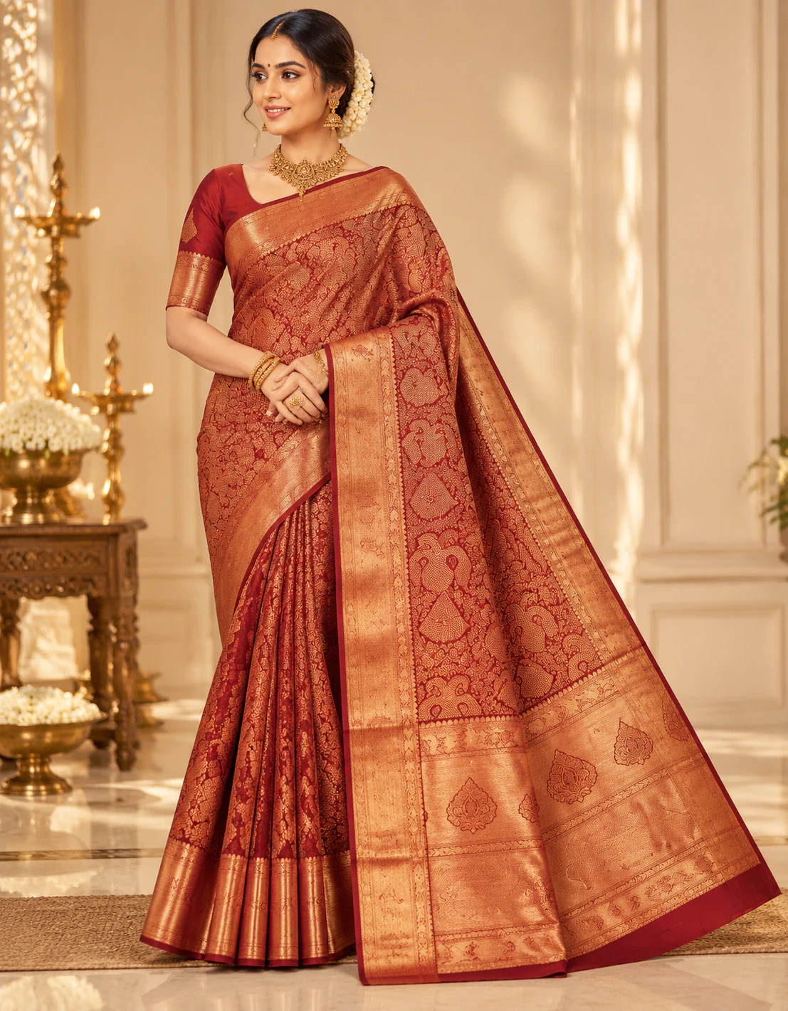 Bridal siruvanthadu Silk Saree