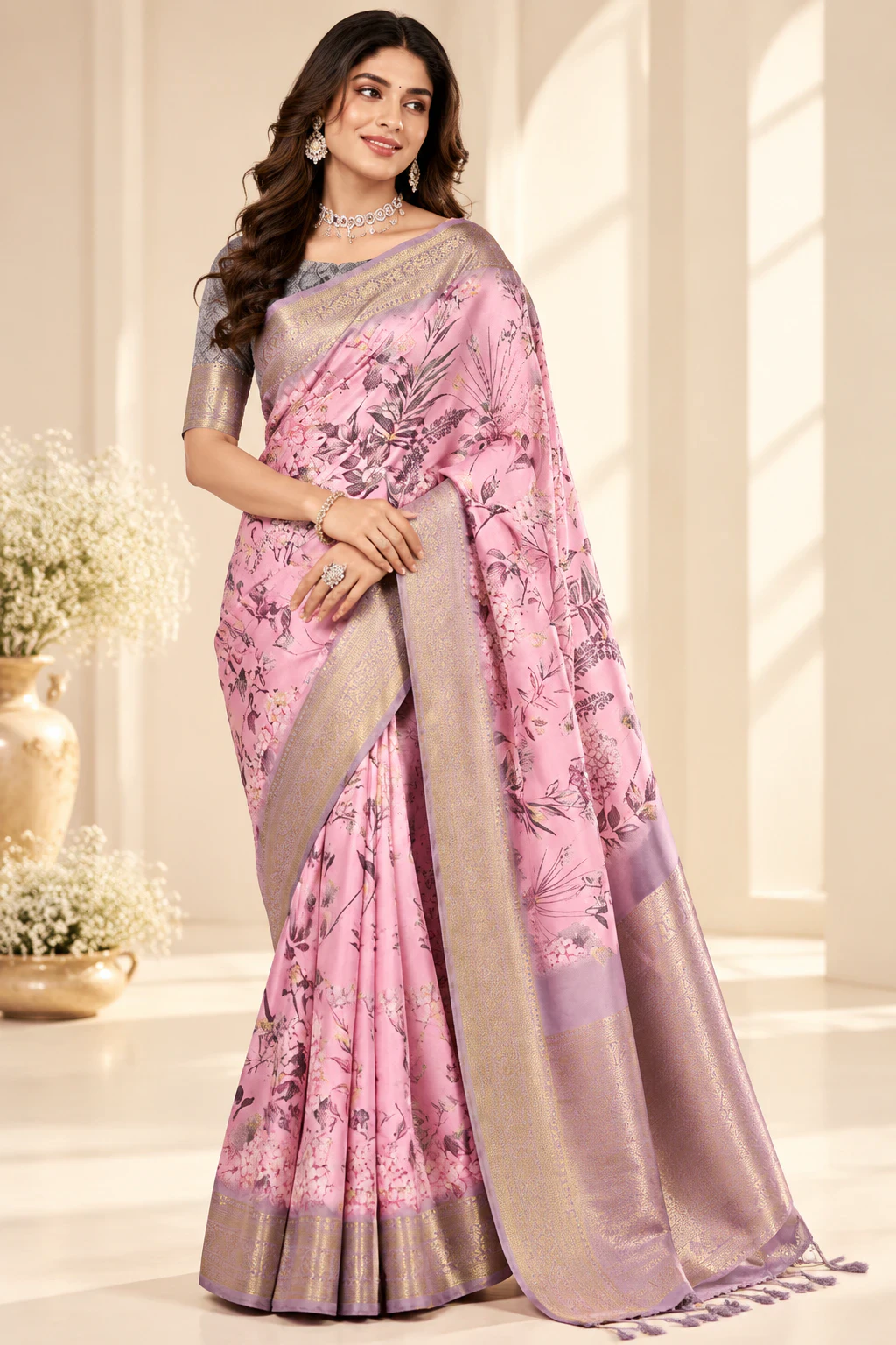 Pastel Soft Silk Saree